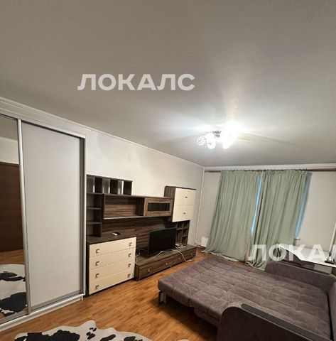 Сдается 1-комнатная квартира на улица Борисовские Пруды, 42, метро Алма-Атинская, г. Москва