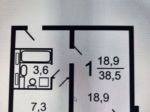 1-к кв. Москва ул. Авиаторов, 5 (38.5 м²)