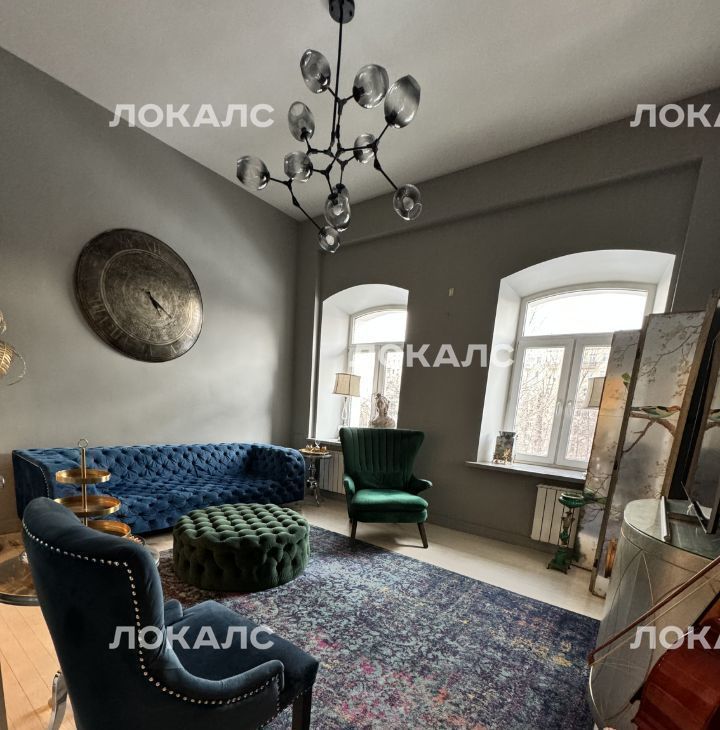 Сдается двухкомнатная квартира на Чистопрудный бульвар, 9С1, метро Китай-город, г. Москва