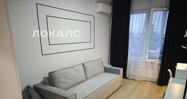 Сдается однокомнатная квартира на улица Берзарина, 32к4.2, метро Октябрьское поле, г. Москва