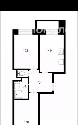 Сдается 2к квартира на улица Омская, 14к2, г. Москва