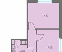 3-к кв. Санкт-Петербург ул. Среднерогатская, 13к2 (69.96 м²)