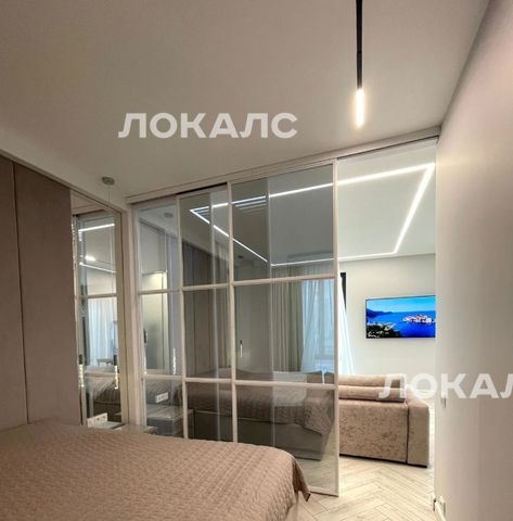 Аренда 1-к квартиры на Ходынская улица, 2, метро Белорусская, г. Москва