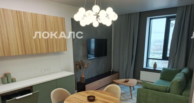 Сдается 3-комнатная квартира на улица Лобачевского, 120к1, г. Москва