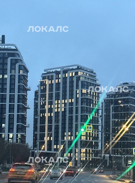 Сдается 3-комнатная квартира на улица Нижние Мневники, 16к5, метро Молодёжная, г. Москва