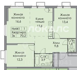 Сдается трехкомнатная квартира на 2-й Нагатинский проезд, 2/2к1, метро Нагатинская, г. Москва