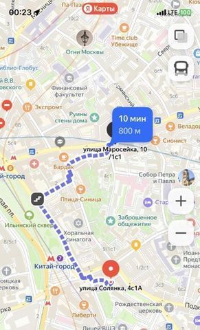 Сдаю 2-комнатную квартиру на улица Маросейка, 10/1С1, метро Театральная, г. Москва