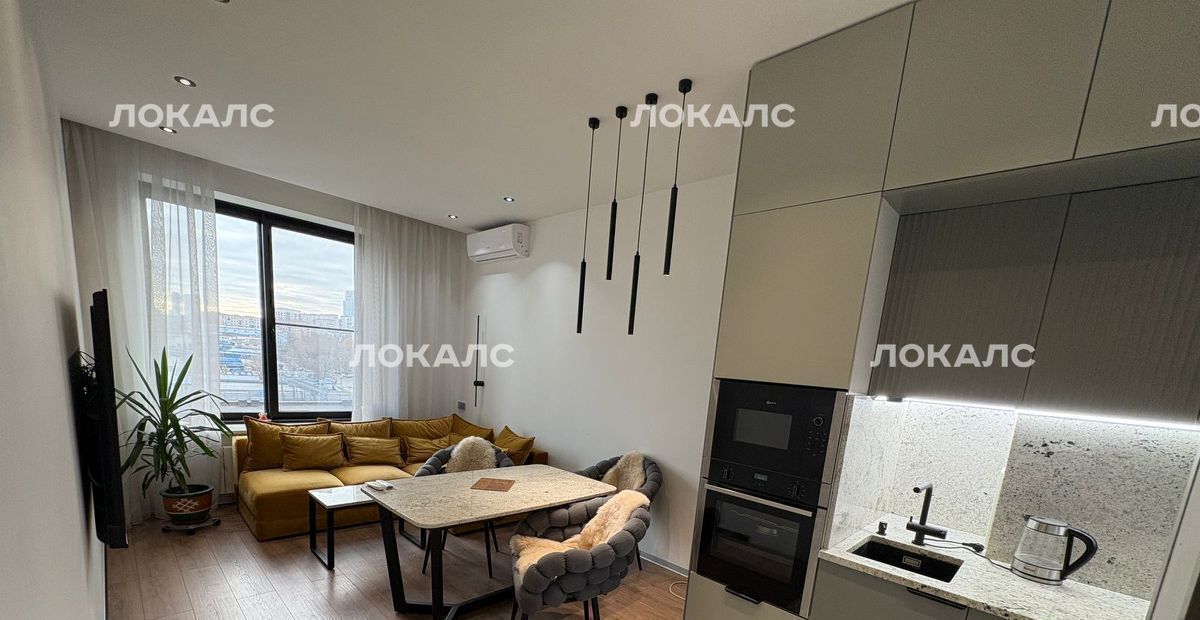 Сдам 3к квартиру на Багратионовский проезд, 5Ак1, метро Багратионовская, г. Москва