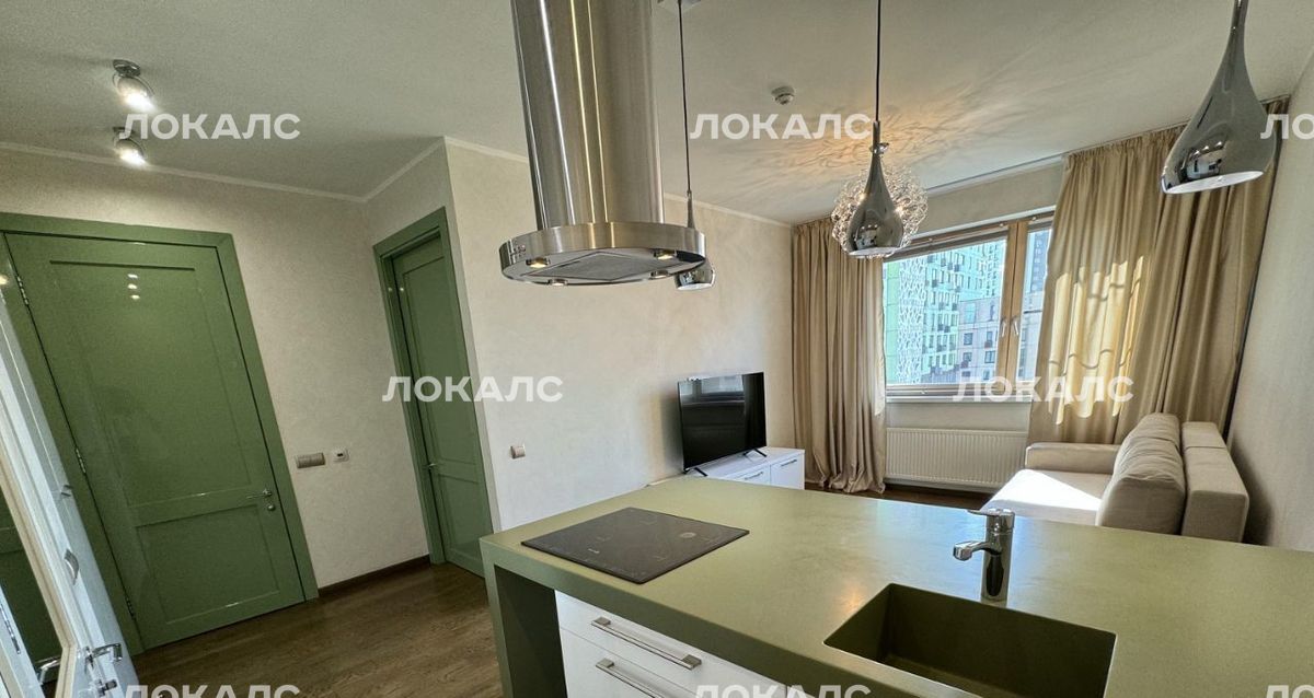 Сдаю 2-комнатную квартиру на улица Народного Ополчения, 11, метро Хорошёвская, г. Москва