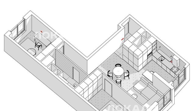 Сдается 3-комнатная квартира на Родниковая улица, 30к1, метро Саларьево, г. Москва