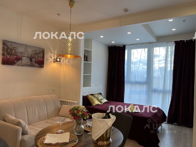 Сдам 1к квартиру на Ходынский бульвар, 2, метро Динамо, г. Москва
