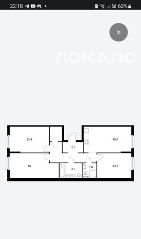 Аренда 3к квартиры на Красноказарменная улица, 14Ак6, метро Авиамоторная, г. Москва