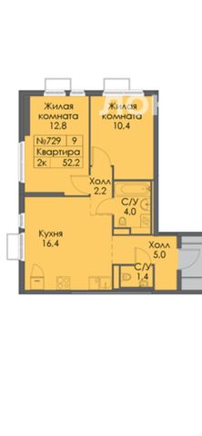Сдается 3к квартира на г Москва, ул Малая Очаковская, д 4А к 2, метро Озёрная, г. Москва