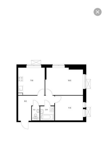Сдам 2к квартиру на 2-й Нагатинский проезд, 2/2к1, метро Нагатинская, г. Москва