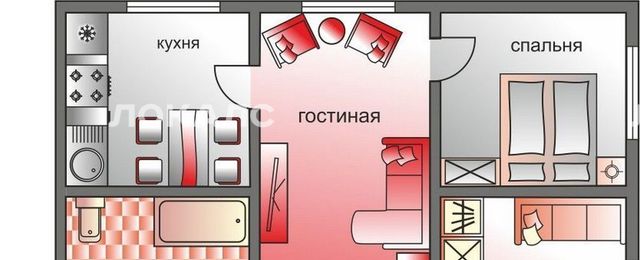 Сдается 3-к квартира на 2-й Щемиловский переулок, 16-20, метро Достоевская, г. Москва