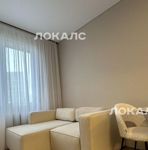 Сдам 1к квартиру на улица Крузенштерна, 10к1, метро Авиамоторная, г. Москва