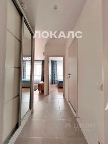 Сдается двухкомнатная квартира на улица Александры Монаховой, 87к4, метро Бульвар Адмирала Ушакова, г. Москва