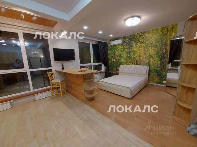 Сдается 1к квартира на улица Корабельная, 15, г. Москва