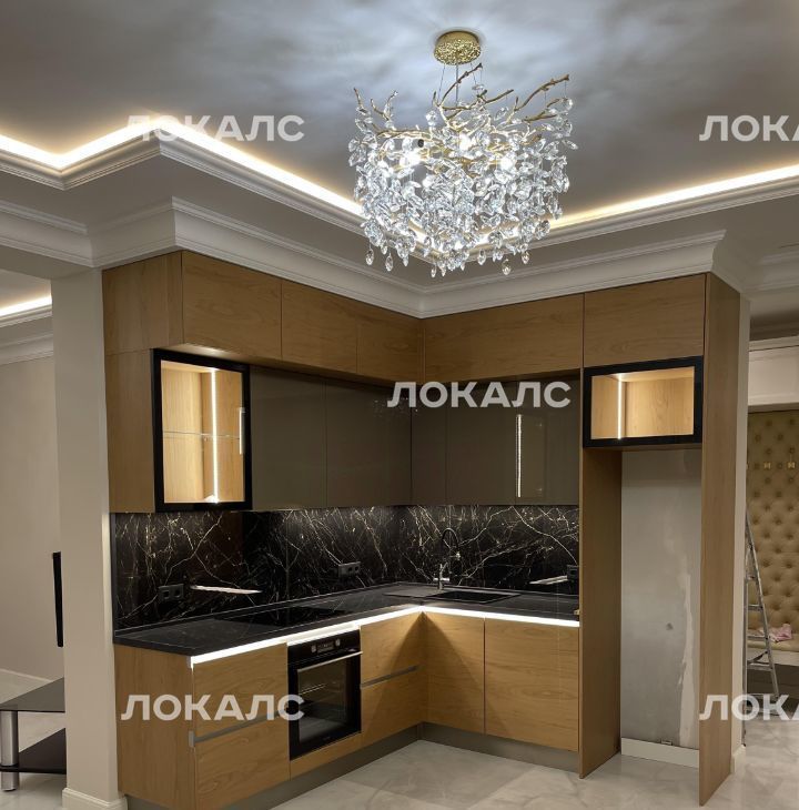 Сдается трехкомнатная квартира на Хорошевское шоссе, 25Ак1, метро Полежаевская, г. Москва