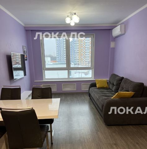 Аренда двухкомнатной квартиры на улица Александры Монаховой, 96к2, метро Бунинская аллея, г. Москва