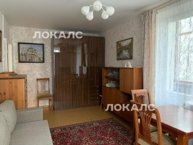 Сдаю 1к квартиру на г Москва, ул Юннатов, д 15 к 1, метро Динамо, г. Москва