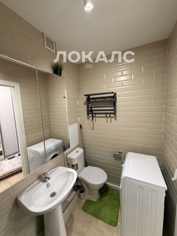 Сдается однокомнатная квартира на г Москва, р-н Коммунарка, поселок Коммунарка, ул Бачуринская, д 11, метро Коммунарка, г. Москва