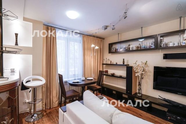Снять 1-комнатную квартиру на г Москва, ул Бутырский Вал, д 34, метро Белорусская, г. Москва