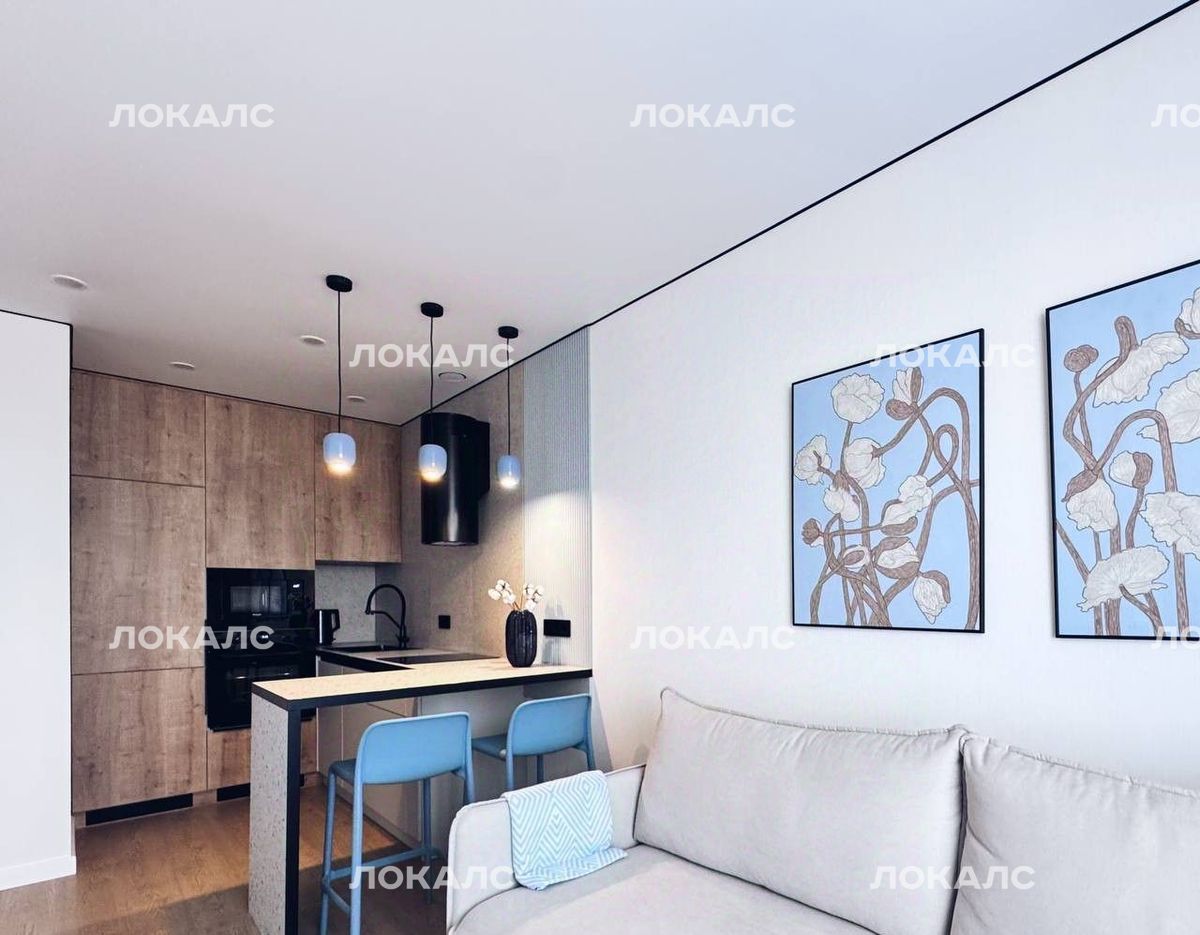 Сдаю 1-к квартиру на проезд Стройкомбината, 1, метро Озёрная, г. Москва