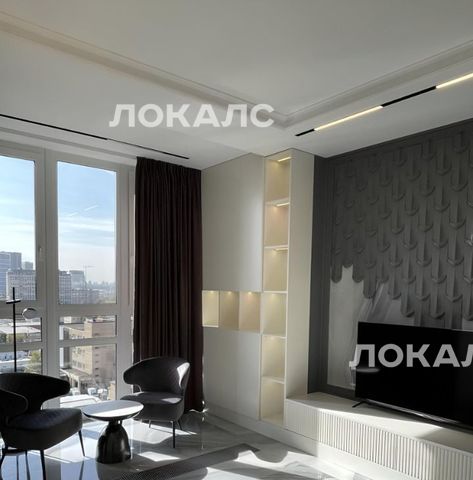 Сдаю 3х-комнатную квартиру на Хорошевское шоссе, 25Ак3, метро Хорошёвская, г. Москва