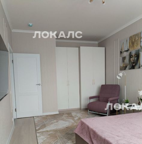 Снять 1к квартиру на улица Берзарина, 32А, метро Октябрьское поле, г. Москва