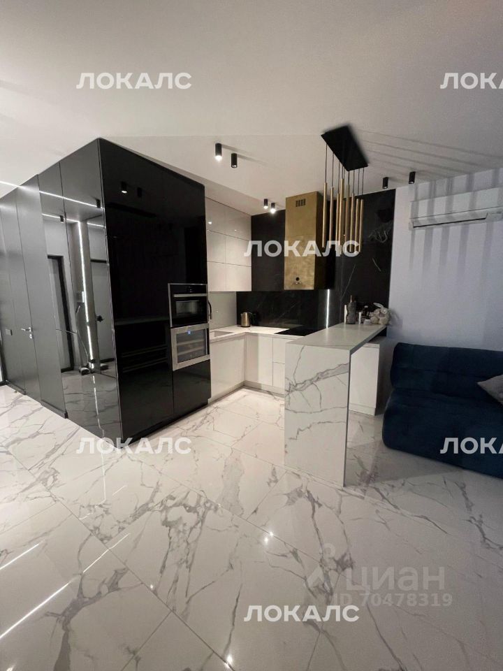 Сдам 1к квартиру на улица Лобачевского, 118к1, метро Мичуринский проспект, г. Москва