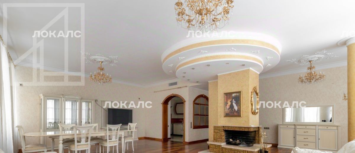 Аренда четырехкомнатной квартиры на Староконюшенный переулок, 36С2, метро Кропоткинская, г. Москва