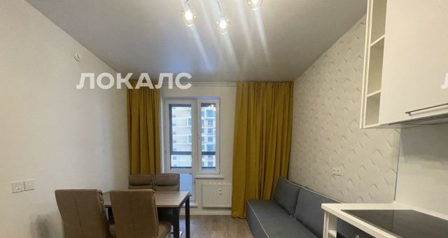 Аренда 1к квартиры на улица Уточкина, 7к2, метро Бунинская аллея, г. Москва