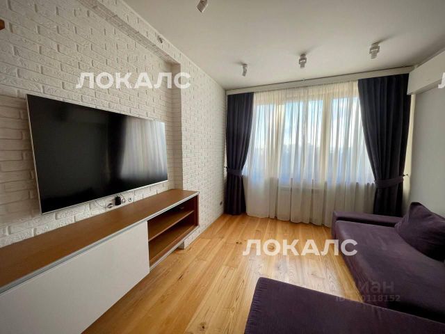 Аренда 1-комнатной квартиры на Хорошевское шоссе, 12к1, метро Беговая, г. Москва