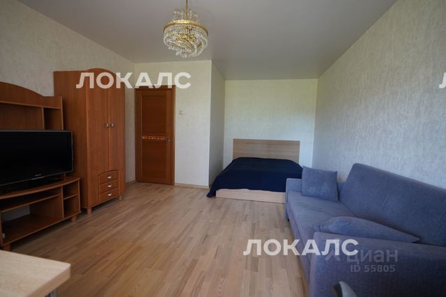 Аренда однокомнатной квартиры на Братиславская улица, 16К3, метро Марьино, г. Москва