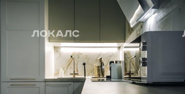 Аренда 1-к квартиры на Складочная улица, 8к1, метро Савёловская, г. Москва