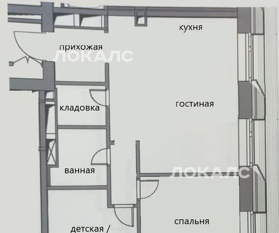 Сдаю 3х-комнатную квартиру на Дмитровский проезд, 1, метро Дмитровская, г. Москва