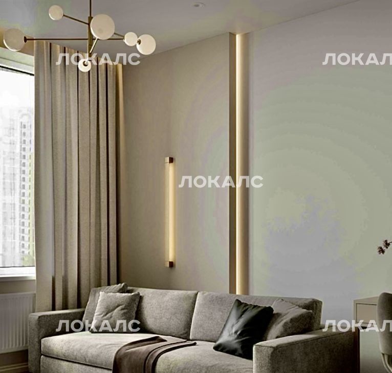 Сдается 1к квартира на Хорошевское шоссе, 25Ак1, метро ЦСКА, г. Москва