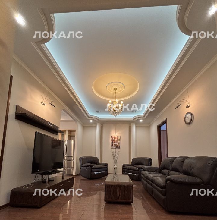 Сдам 3к квартиру на Зубовская улица, 5/36, метро Смоленская (Арбатско-Покровская линия), г. Москва