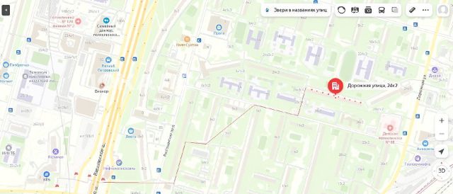 Сдается 1к квартира на Дорожная улица, 24К2, метро Улица Академика Янгеля, г. Москва