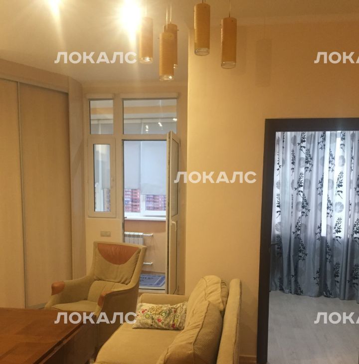 Сдам 1к квартиру на улица Твардовского, 14к1, метро Строгино, г. Москва