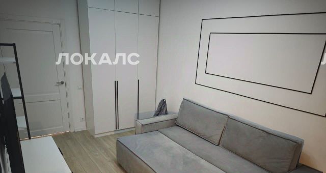 Сдам 1-комнатную квартиру на улица Берзарина, 32к4.2, метро Панфиловская, г. Москва