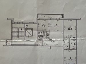 3-к кв. Свердловская область, Екатеринбург ул. Родонитовая, 27 (63.0 м²)