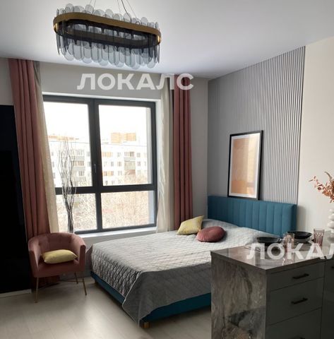 Сдаю 1-к квартиру на переулок 2-й Петра Алексеева, 5, метро Кунцевская, г. Москва