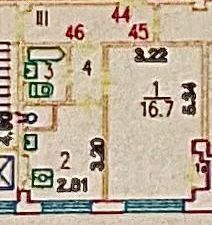 1-к кв. Москва Судостроительная ул., 23К2 (30.0 м²)