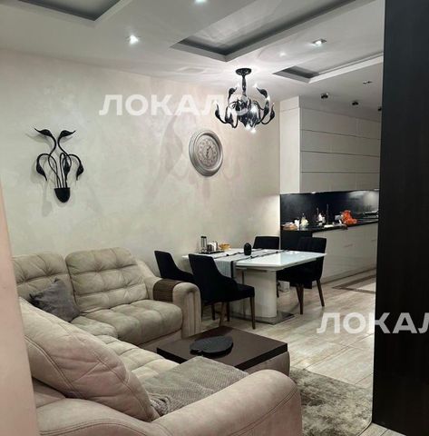 Аренда 3к квартиры на улица Исаковского, 39К1, метро Щукинская, г. Москва