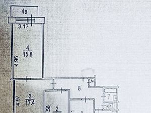 3-к кв. Москва Литовский бул., 3К2 (77.0 м²)