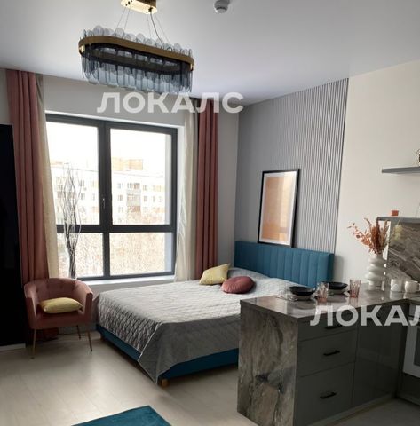 Сдаю 1-к квартиру на переулок 2-й Петра Алексеева, 5, метро Кунцевская, г. Москва