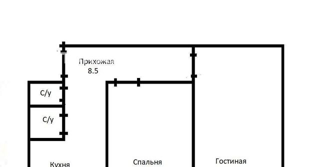 Аренда 2к квартиры на улица Яблочкова, 29, метро Фонвизинская, г. Москва