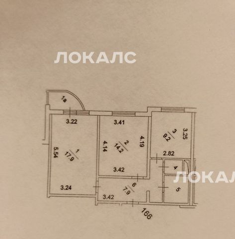 Сдаю 2-комнатную квартиру на улица Вилиса Лациса, 27, метро Митино, г. Москва